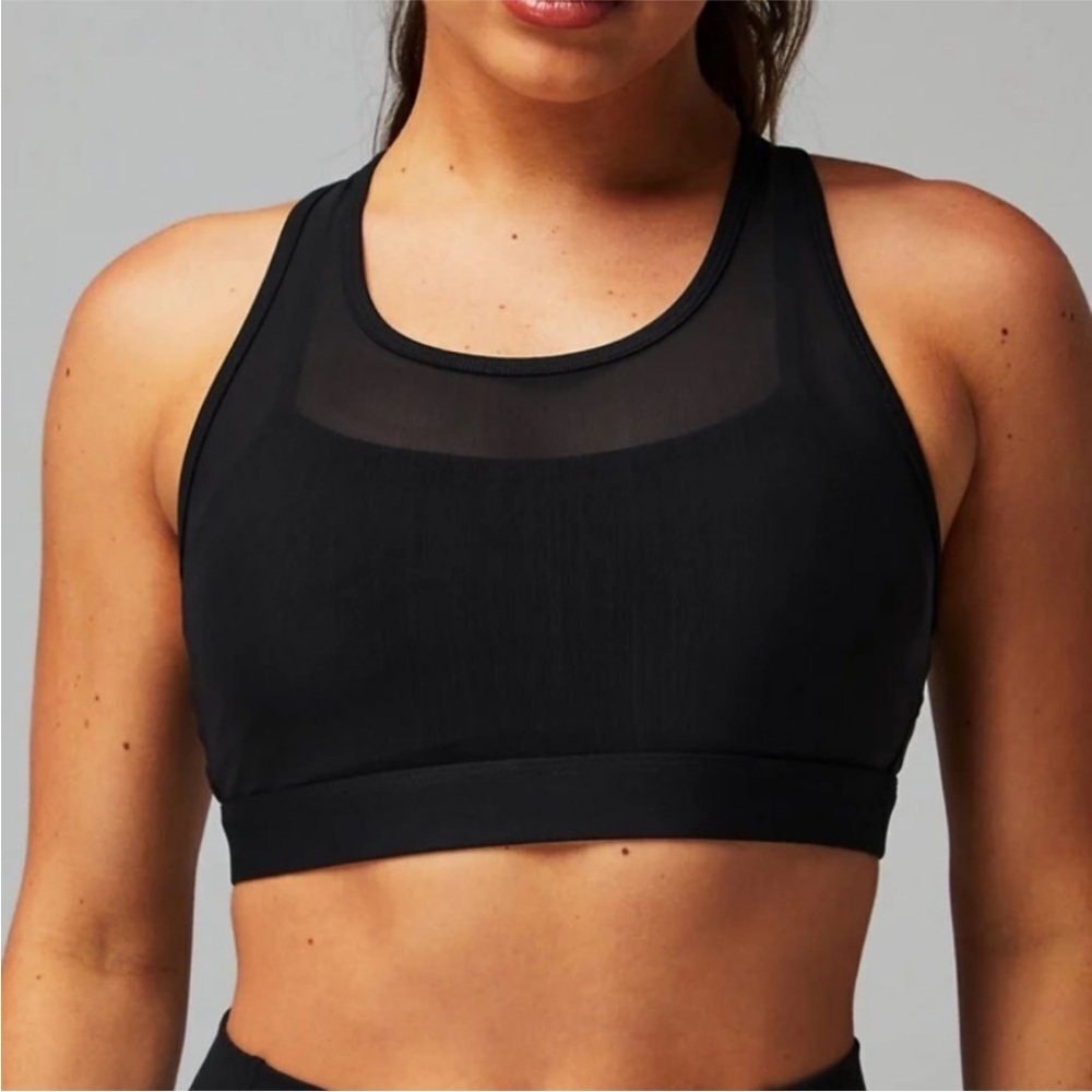 Fabletics Women’s SMALL Faye High Impact Sports Bra Black NWT
